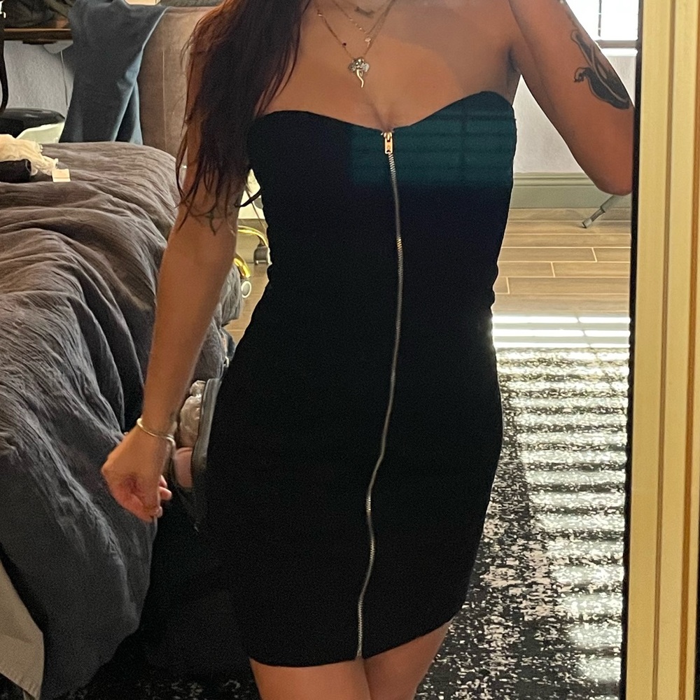 Guess Black Lace Dress